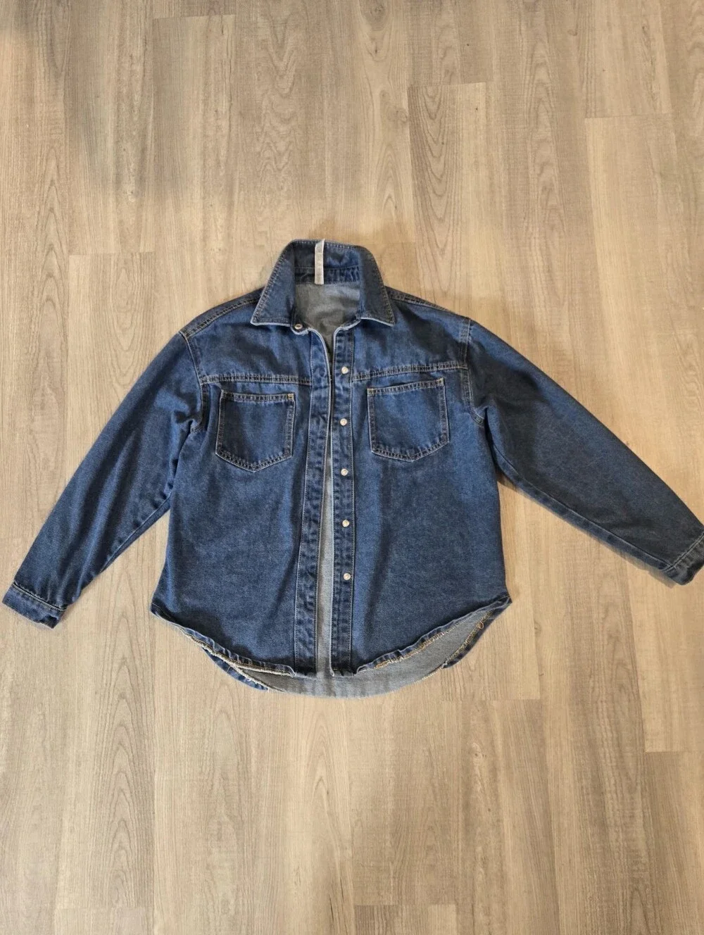 Denim jacket,  size S oversized